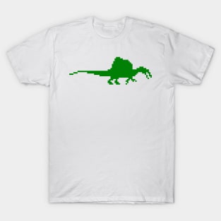 8-bit spinosaurus Green T-Shirt